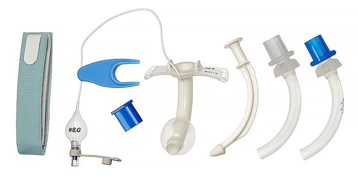 Tracheostomy tubes with Disposable Inner Cannulas cuffed fenestrated